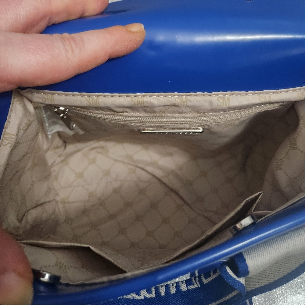 Women's Steve Madden Cobalt Satchel - Picture 2 of 5